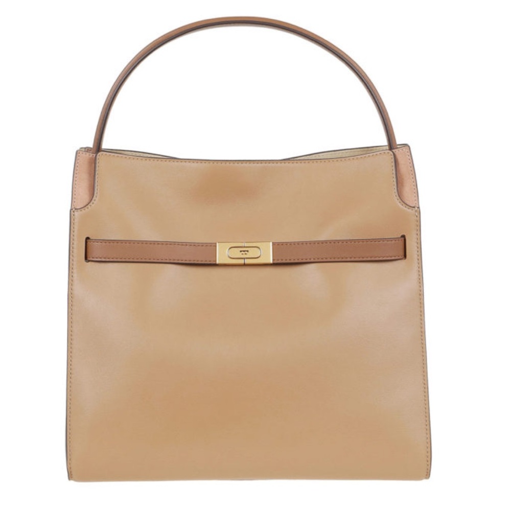 TORY BURCH Lee Radziwill Double bag Light Brown
